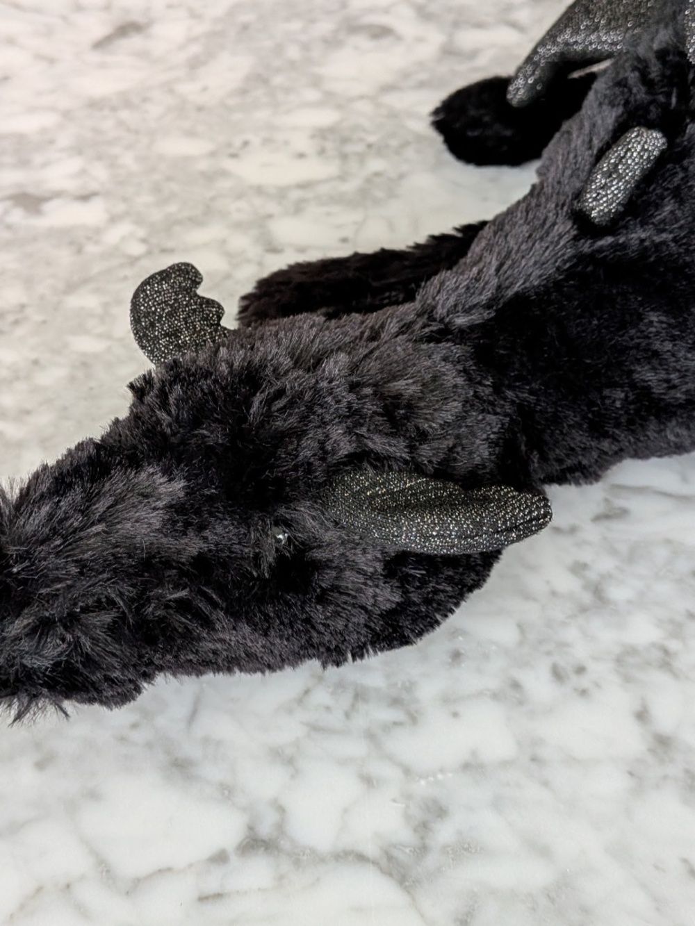 Jellycat Black Plush Dragon Stuffed Animal - Picture 6 of 8